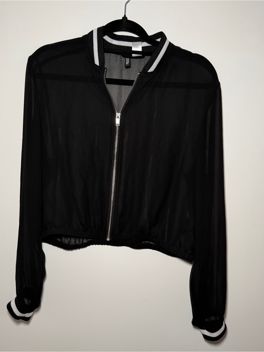 H&M Sheer Long Sleeve Top Size 12